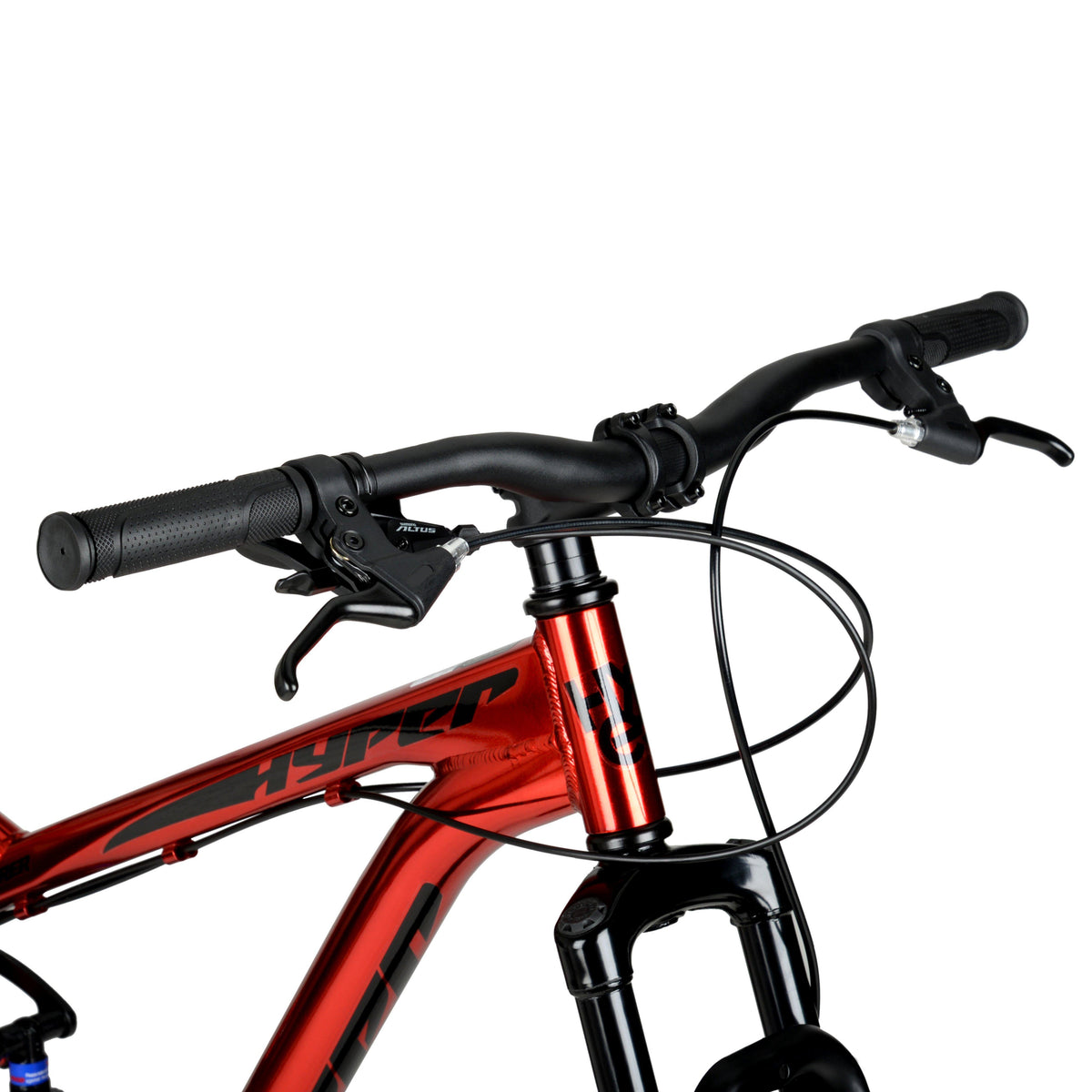 Hyper Bicycles Men's 29" Explorer  Dual Suspension Mountain Bike, Red