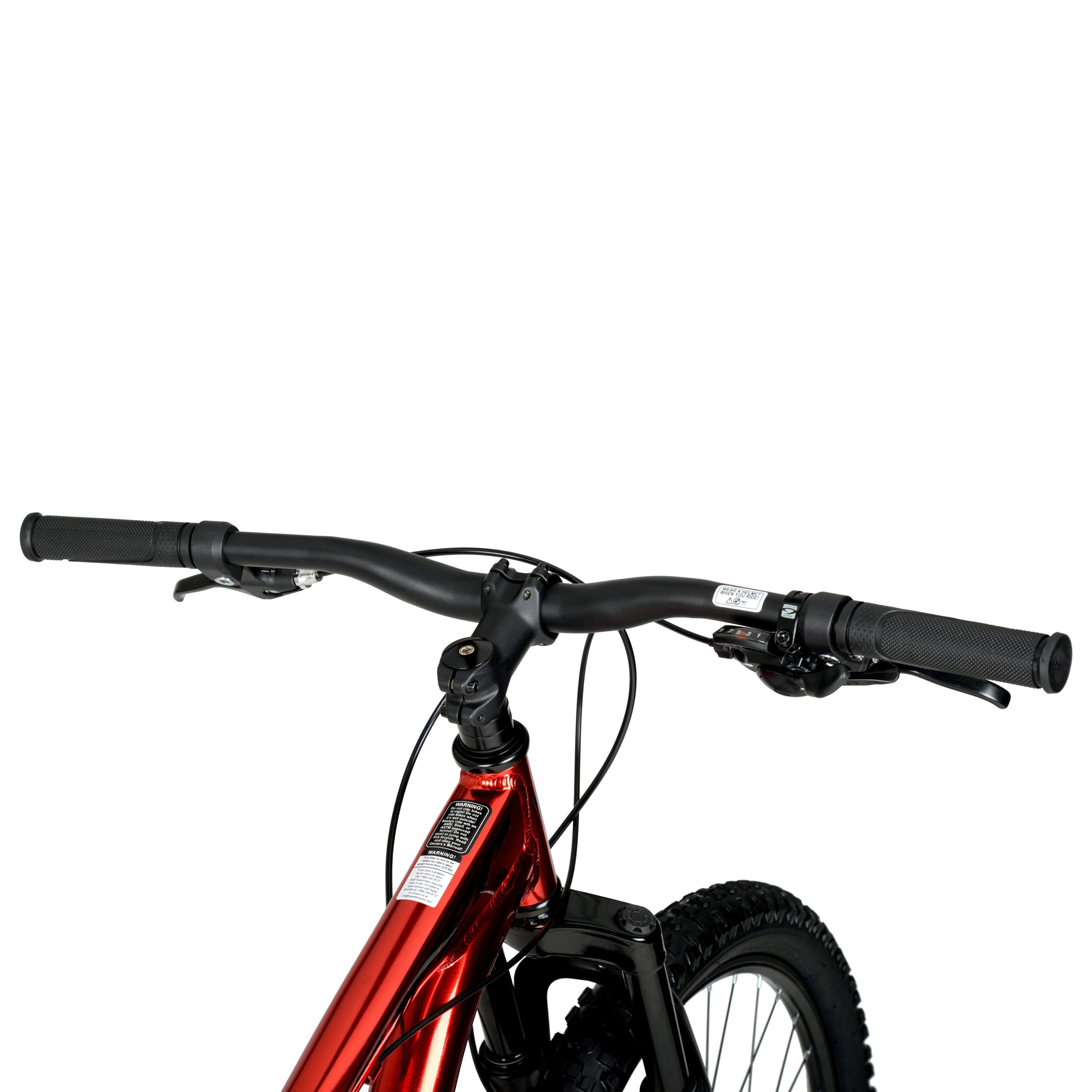 Hyper Bicycles Men's 29" Explorer  Dual Suspension Mountain Bike, Red