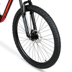 Hyper Bicycles Men's 29" Explorer  Dual Suspension Mountain Bike, Red