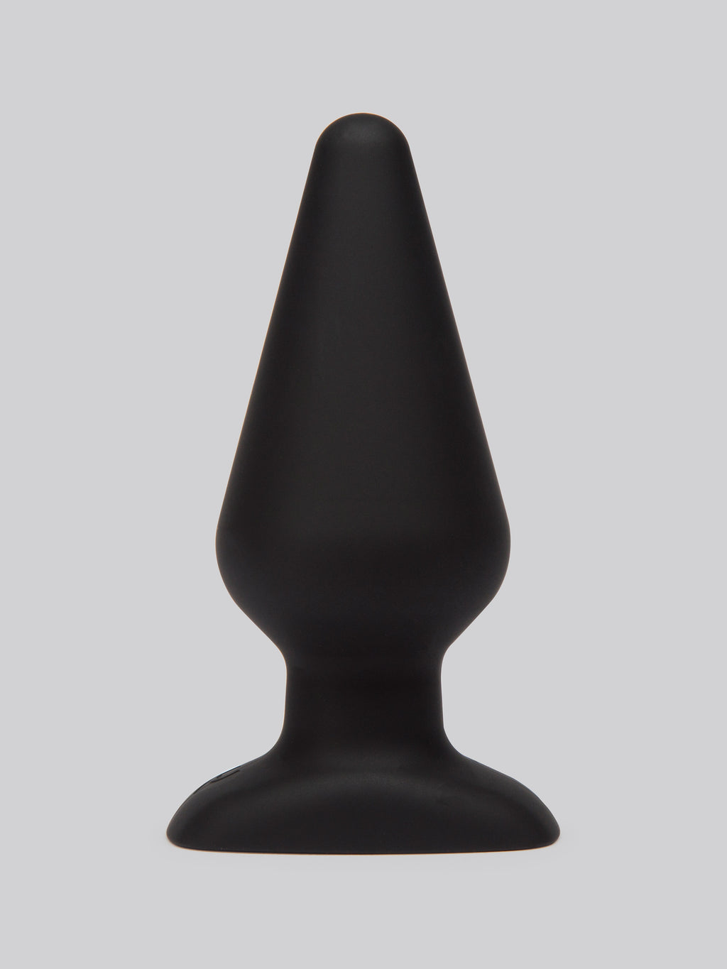 Lovehoney Large Classic Silicone Butt Plug 5.5 Inch, Black