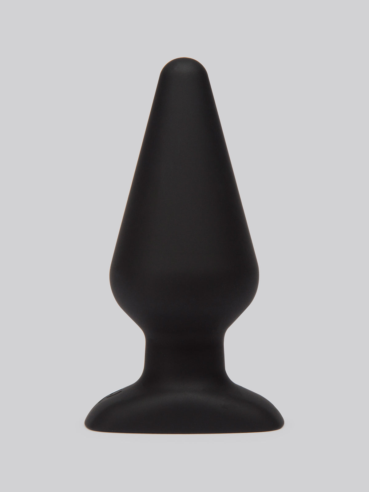 Lovehoney Large Classic Silicone Butt Plug 5.5 Inch, Black