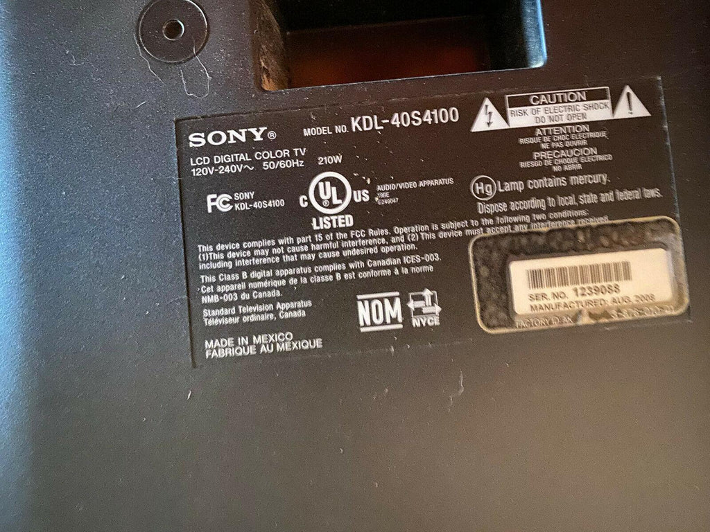 sony bravia 40s4100 flat tv
