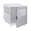 Staart - Radius Wooden Dog Crate - Alpine White - Large