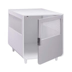Staart - Radius Wooden Dog Crate - Alpine White - Large