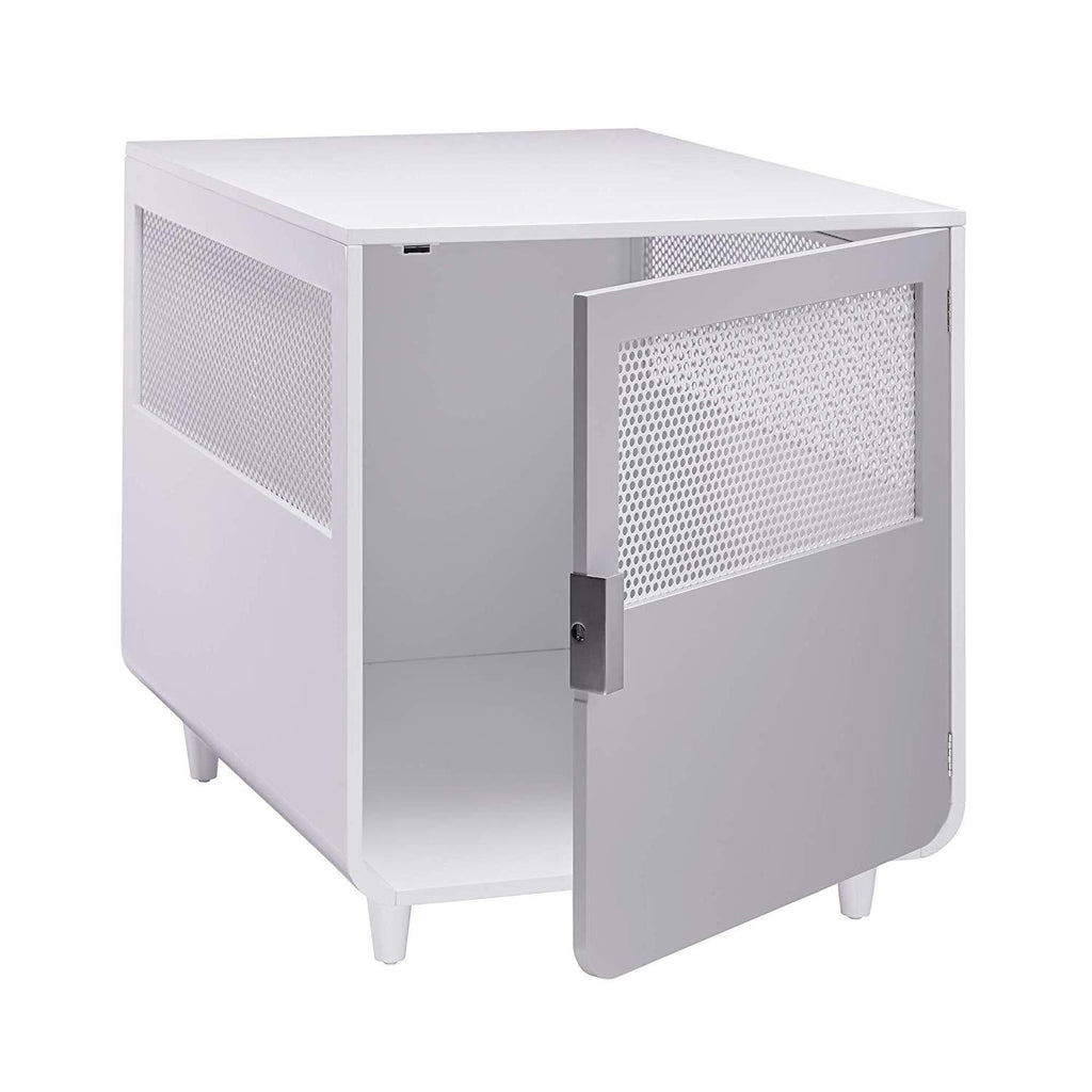 Staart - Radius Wooden Dog Crate - Alpine White - Large