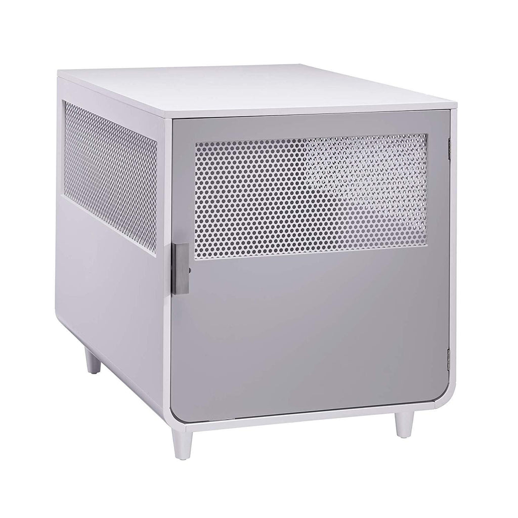 Staart - Radius Wooden Dog Crate - Alpine White - Large