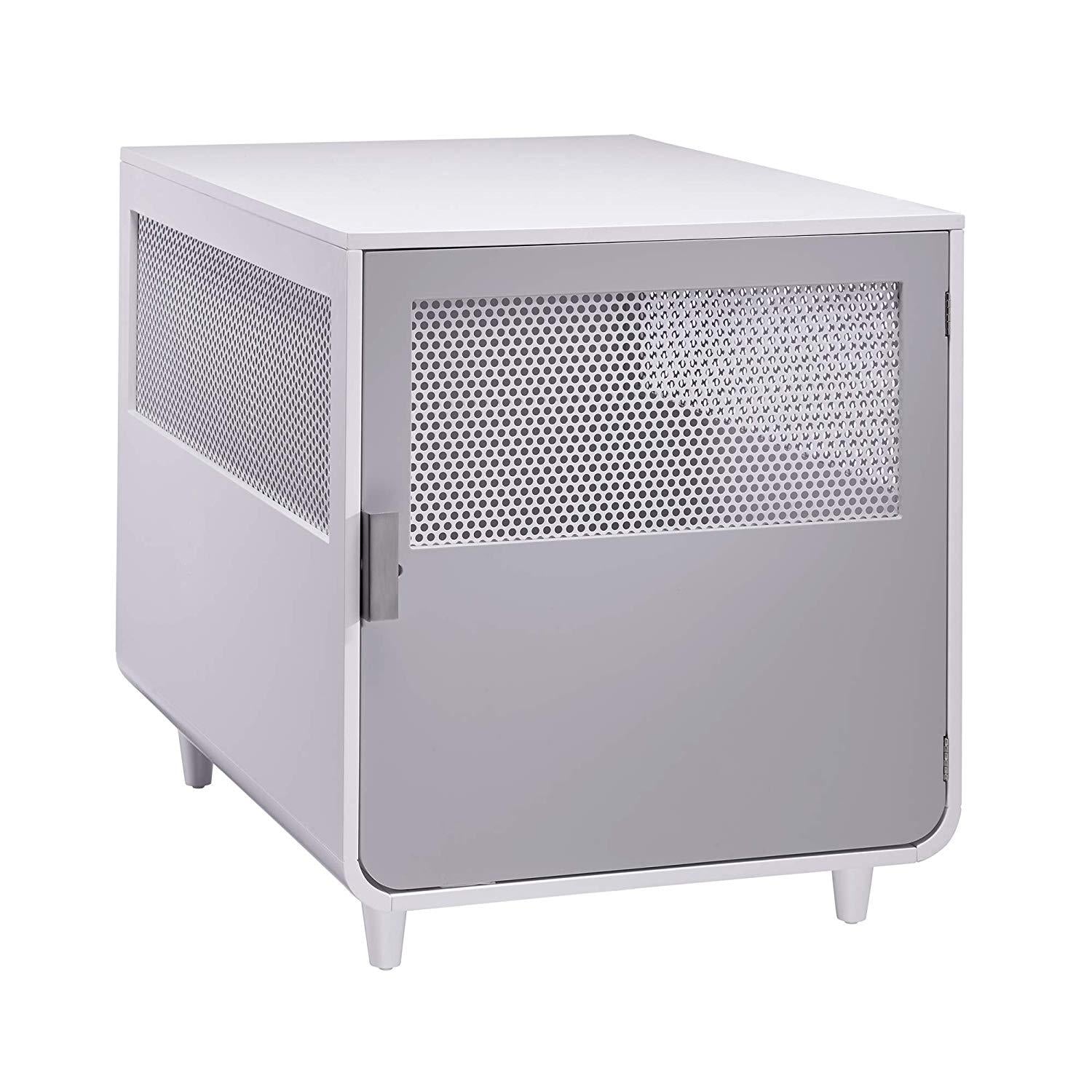 Staart - Radius Wooden Dog Crate - Alpine White - Large