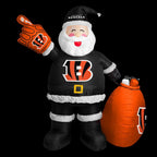 7 ft. Cincinnati Bengals Santa Clause Yard Inflatable