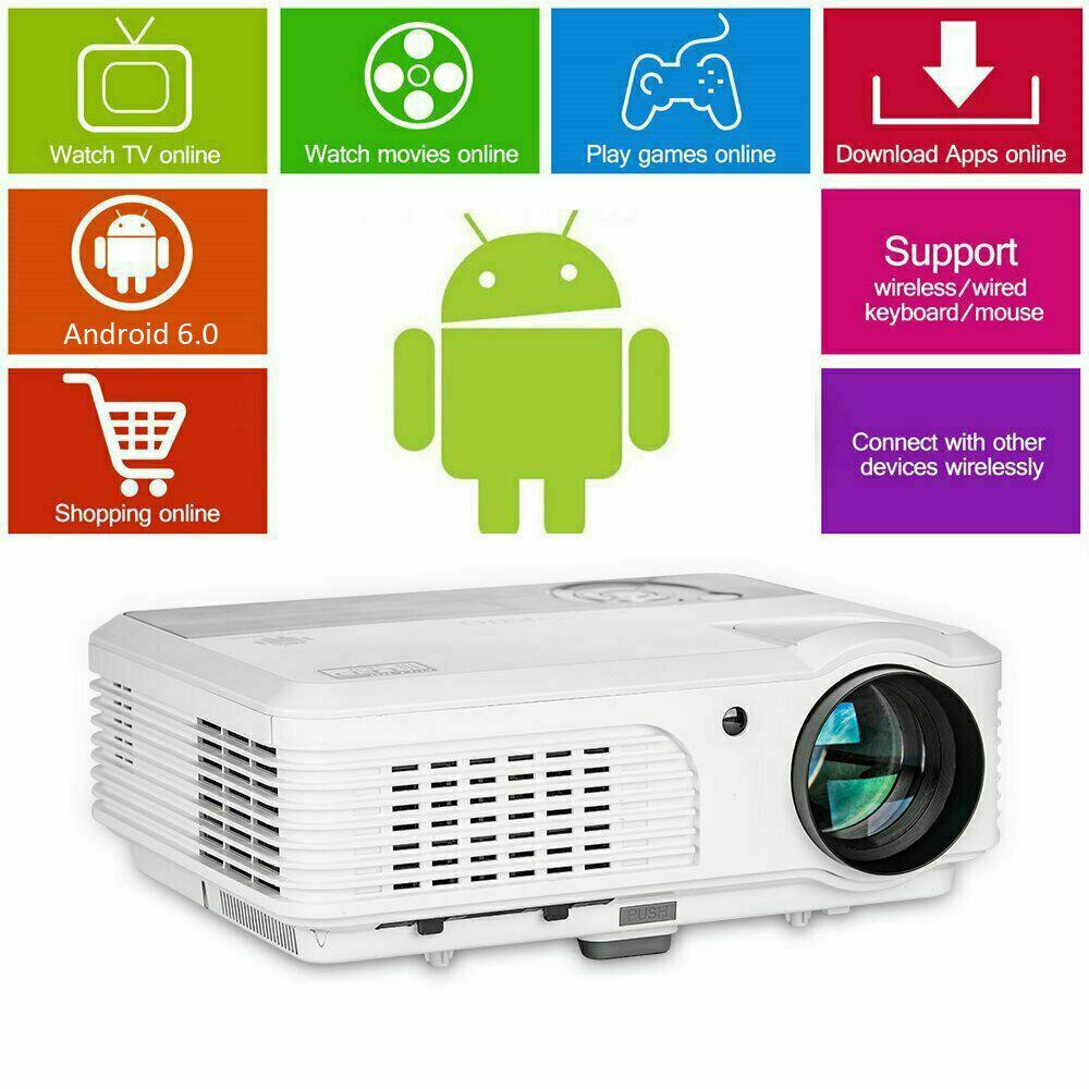 eug android smart projector home theater wifi proyector tv hdmi airplay for ios