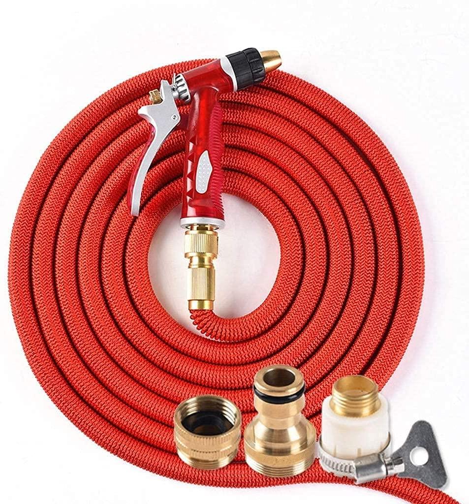 Expanding Garden Hose，High Pressure Water Hose Pipe Spray With Full Brass Nozzle For Car & Pet Washing/Watering Lawn Car Wash Hose