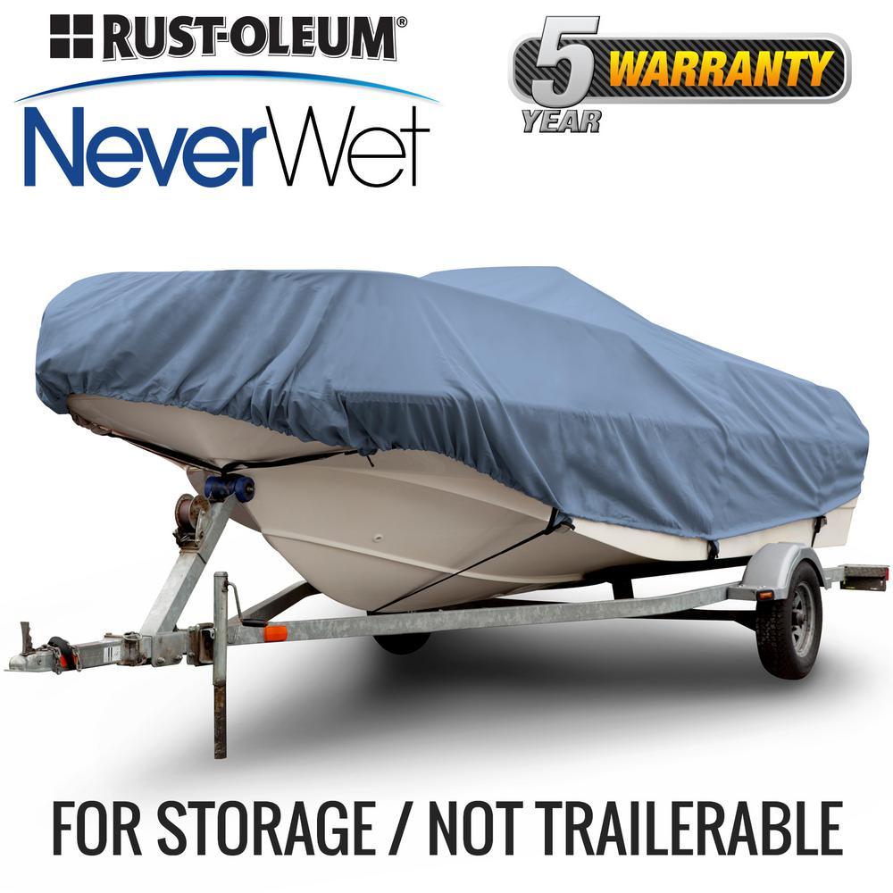 Rust-Oleum NeverWet 600 Denier 14 ft. to 16 ft. (Beam Width to 90 in.) V-Hull Fishing Boat Size BT-3