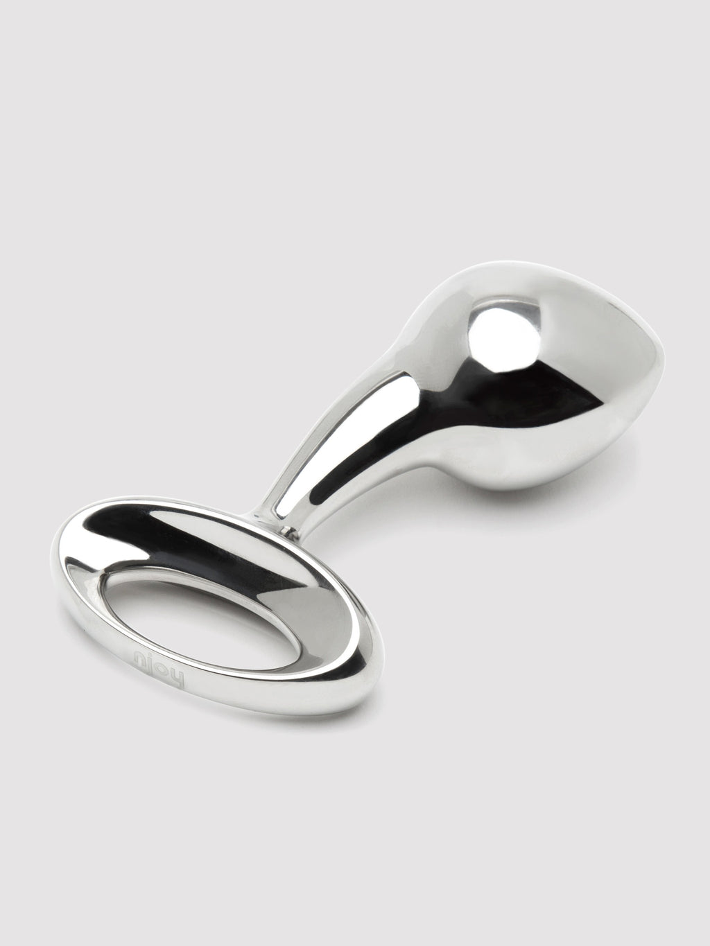 njoy Pure Plug Medium Stainless Steel Butt Plug, Silver