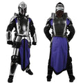 Black Ice Complete Armour Set, size: Lar| Cotton by Medieval Collectibles