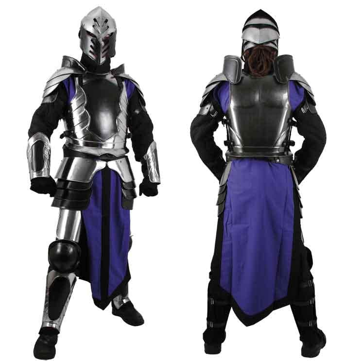 Black Ice Complete Armour Set, size: Lar| Cotton by Medieval Collectibles