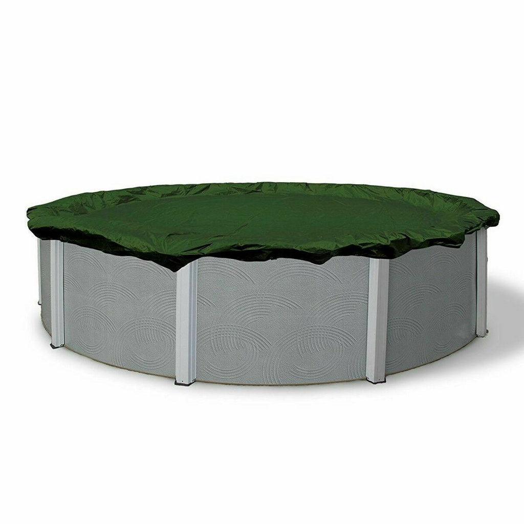 round 21ft swimming pool winter cover above ground sun wind dirt protection new