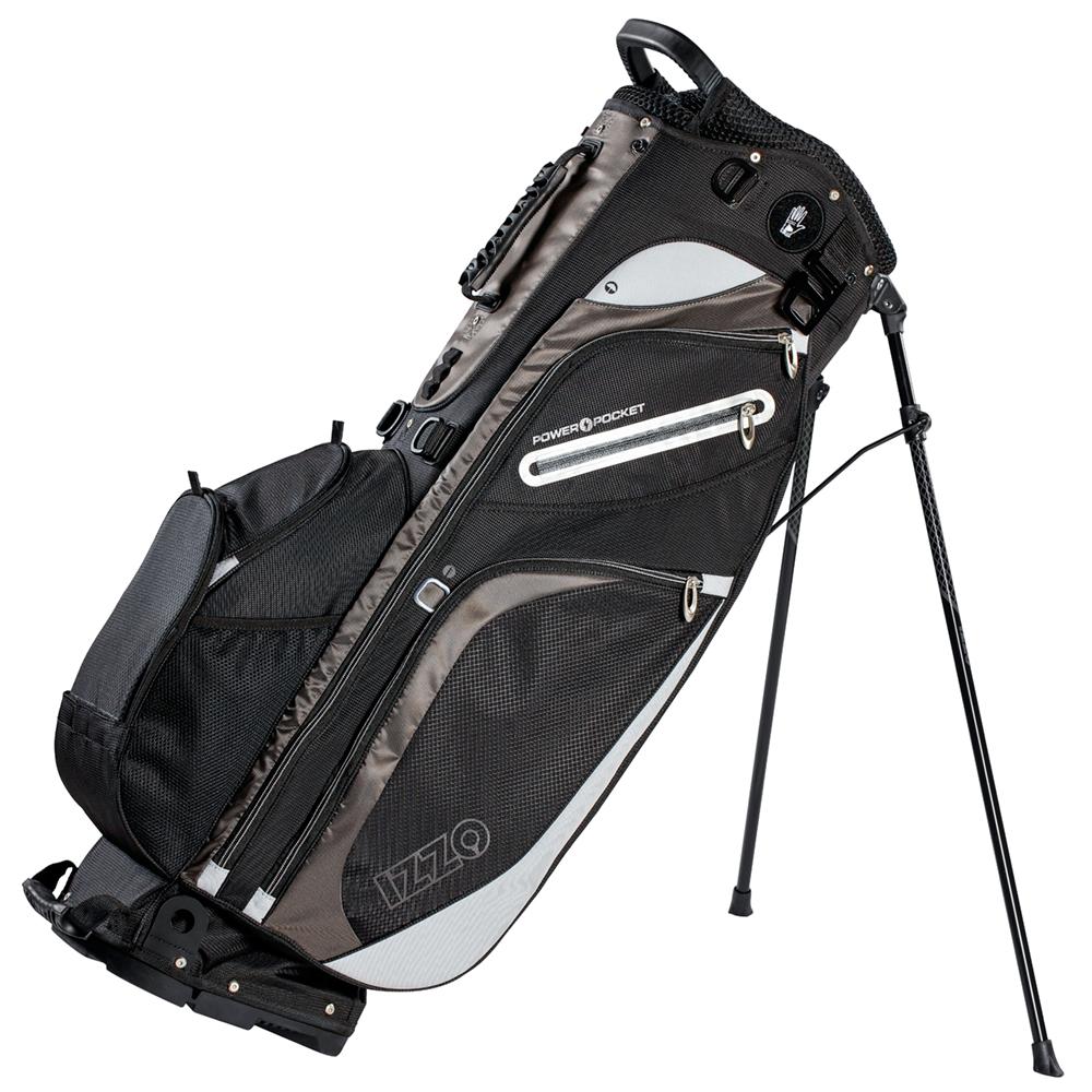 IZZO Versa Golf Stand Bag - Black