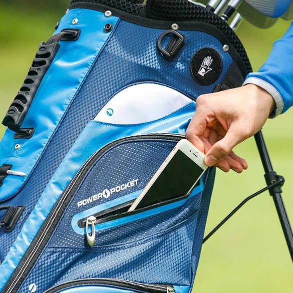 IZZO Versa Golf Stand Bag - Black