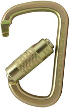 Fusion Climb Tacoma Steel High Strength Auto Lock Modified D-shaped Carabiner 10-Pack