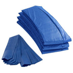 15 ft. Blue Round Safety Pad with 12-Pole Sve Protectors Trampoline Appearance Replacement Set