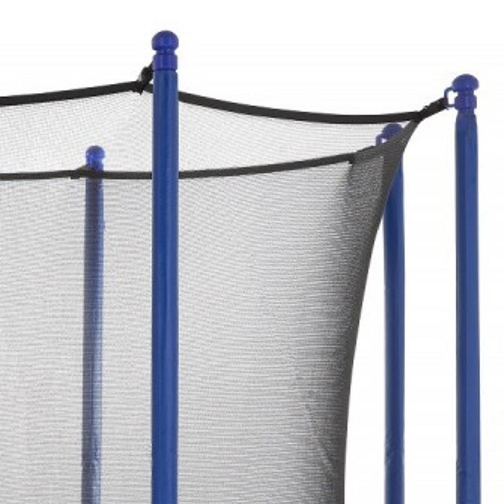 15 ft. Blue Round Safety Pad with 12-Pole Sve Protectors Trampoline Appearance Replacement Set