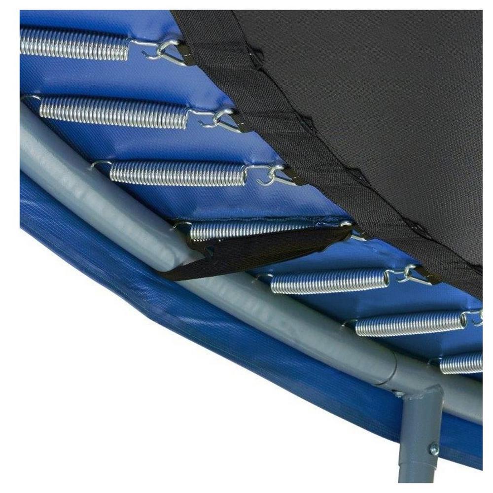 15 ft. Blue Round Safety Pad with 12-Pole Sve Protectors Trampoline Appearance Replacement Set