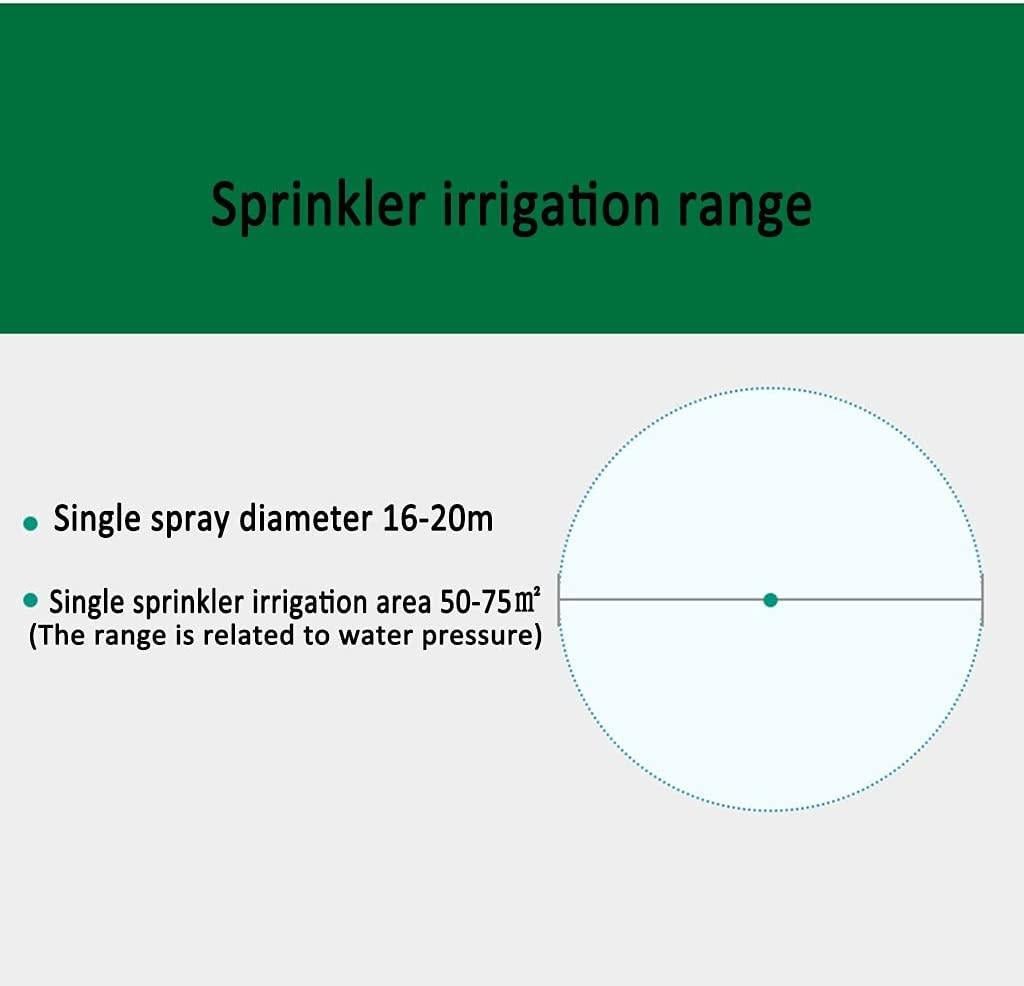 BBGS Auto Drip Irrigation Kit, Irrigation Sprinklers, Garden Plant Devices Watering System for Flower Bed, Patio, Garden Greenhouse Plants (Size : 3/4" hose-30m)