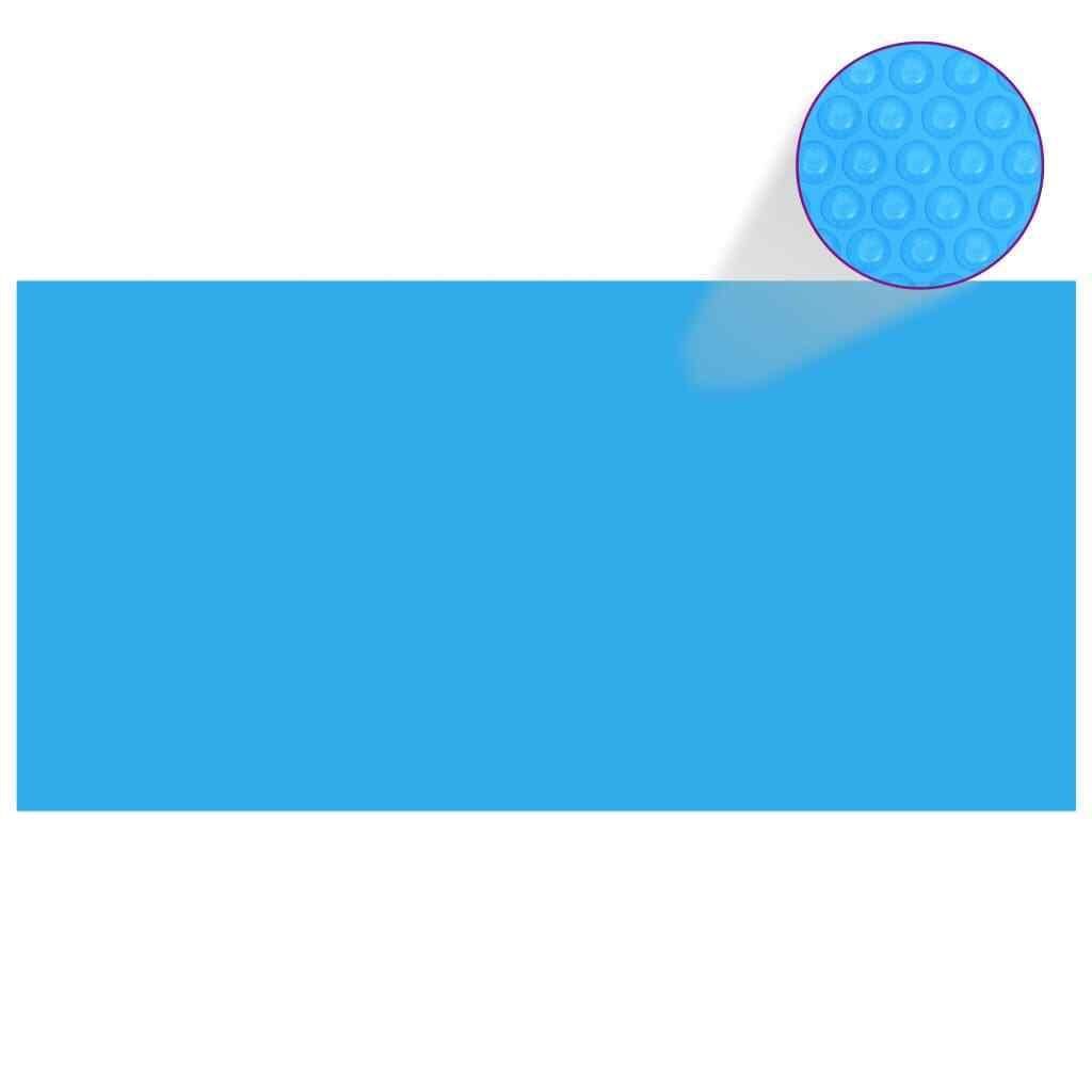 vidaxl pool cover blue 383.9"x192.1" pe