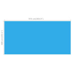 vidaxl pool cover blue 383.9"x192.1" pe