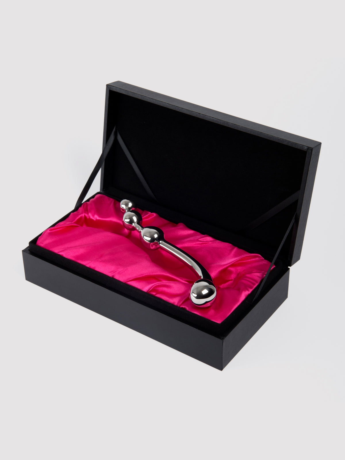 njoy Fun Wand Stainless Steel Dildo, Silver
