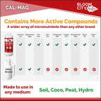 bloom city professional grade ultra pure cal-mag growing fertilizer, 5 gallon (640 oz)