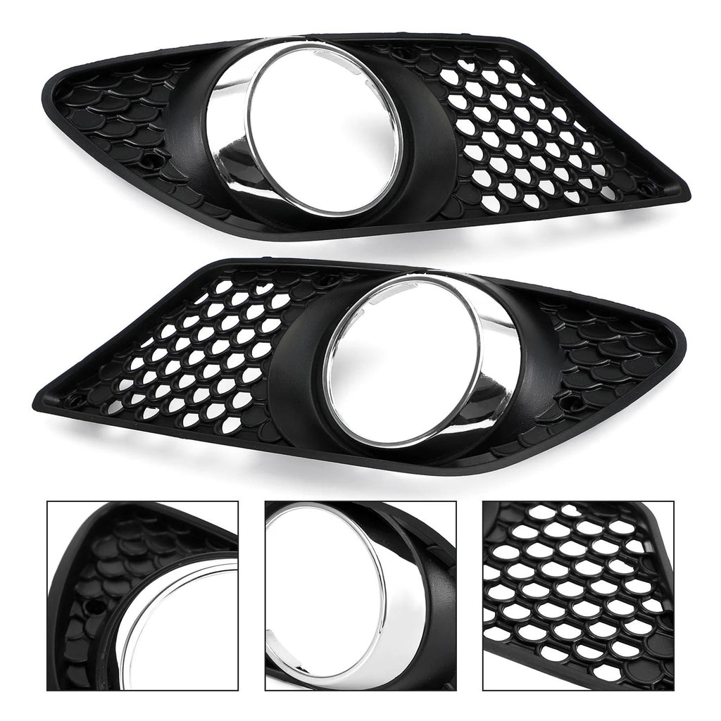 2008-2010 Benz C-Class W204 Pair Front Bumper Fog Light Grill Generic