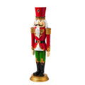 Evergreen Regal Multi-color Costume Polyresin Decorative Nutcracker, 55" x 15"