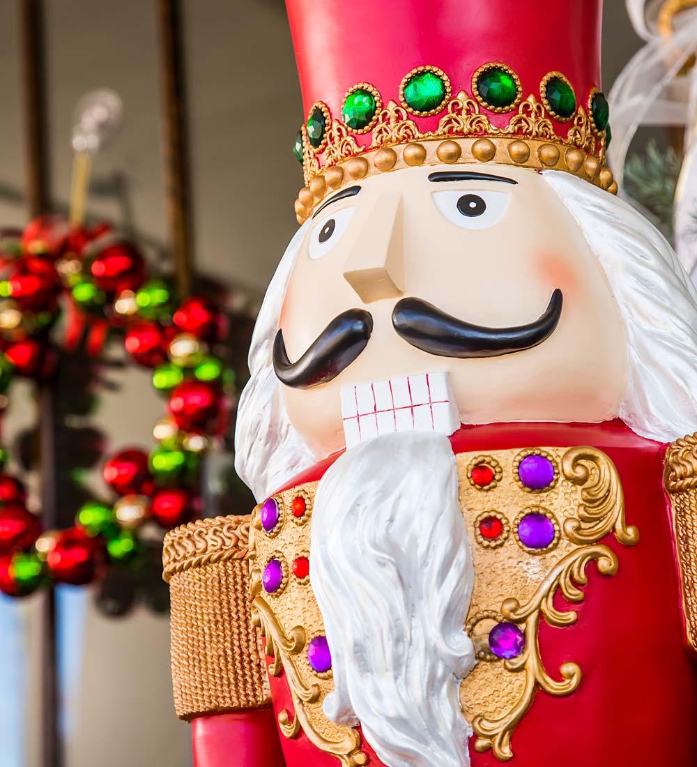 Evergreen Regal Multi-color Costume Polyresin Decorative Nutcracker, 55" x 15"