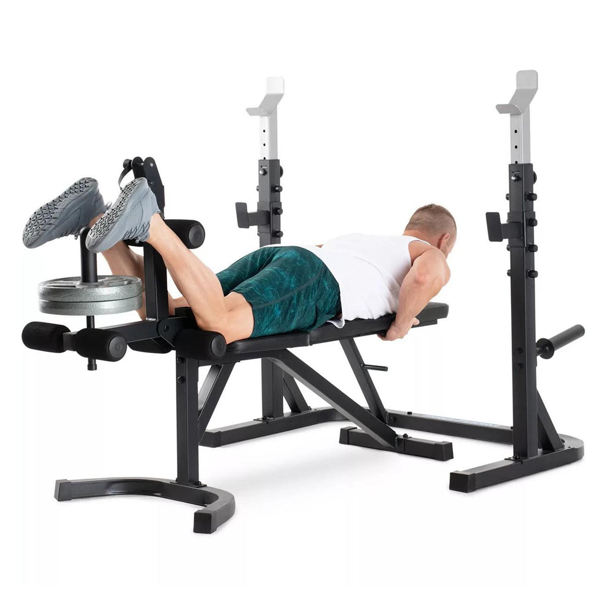 ProForm Sport Olympic Rack and Weight Bench for Training and Home Gyms