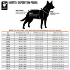 Hurtta - Expedition Parka, Waterproof, Windproof, Insulated Winter Dog Coat