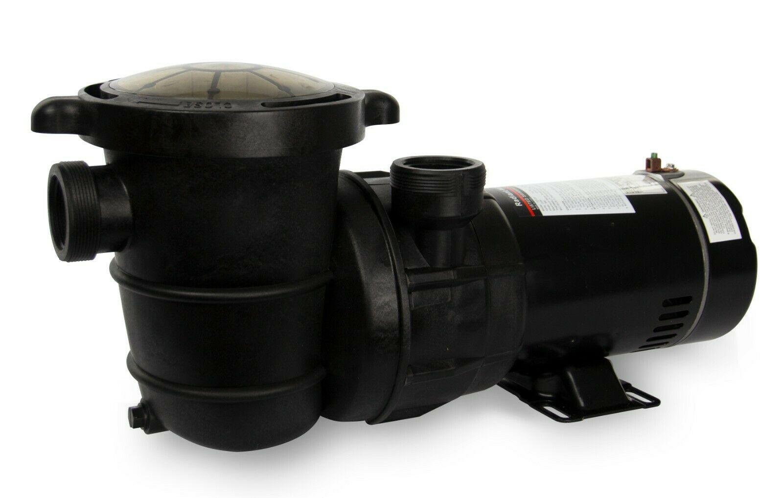 extreme force above ground single speed swimming pool pump (various hp)