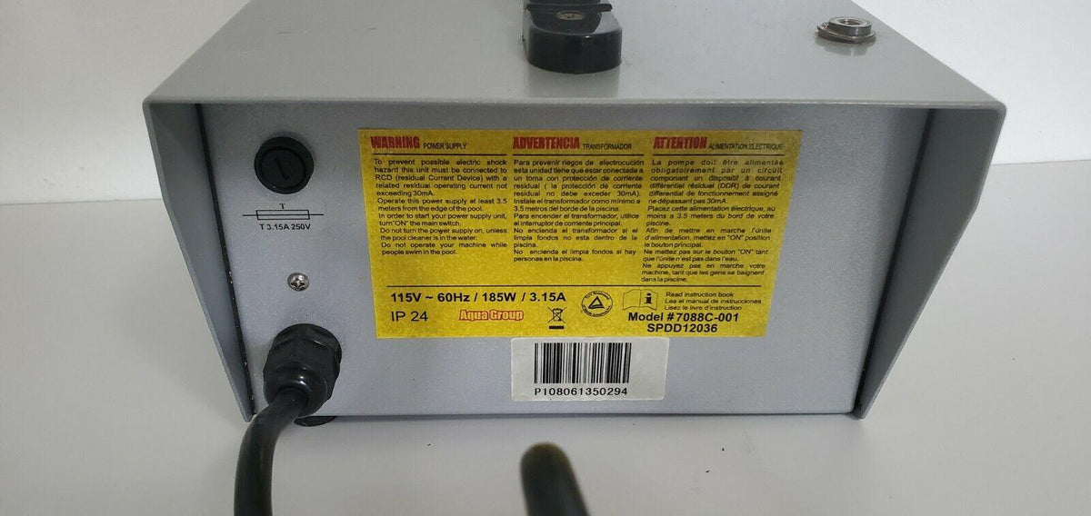 aqua products aquabot duramax 7088c-001 power supply 120/36v 6amp - no antenna