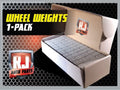 12- 9 LB BOXES 6912 PIECES STICK-ON ADHESIVE TAPE 1/4 OZ WHEEL WEIGHTS