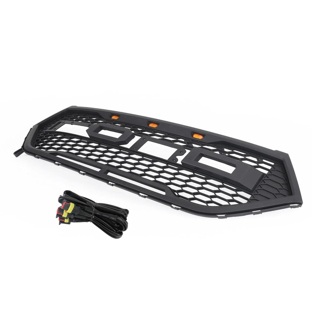 Ford Edge 15-18  Raptor Style Front Bumper Grill Upper Black Grill Generic
