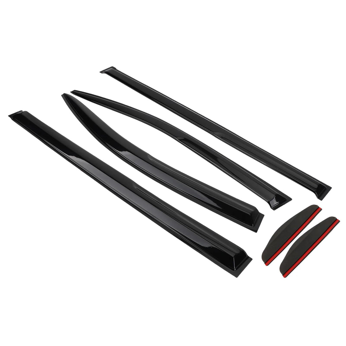 Window Visors Vent Rain Guard Shield Wind Deflector For Toyota Sienna 2011-2023 Generic