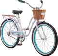 Schwinn Destiny Girls/Womens Classic Beach Cruiser Bike, Single Speed, Steel Frame, Multiple Colors