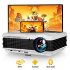 led android hd projector blue-tooth lcd home theater wlan online apps tv wifi