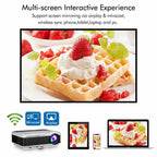 led android hd projector blue-tooth lcd home theater wlan online apps tv wifi