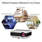 led android hd projector blue-tooth lcd home theater wlan online apps tv wifi