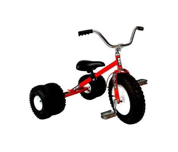 Dirt DK-251-DR Child Dually Tricycle, Red