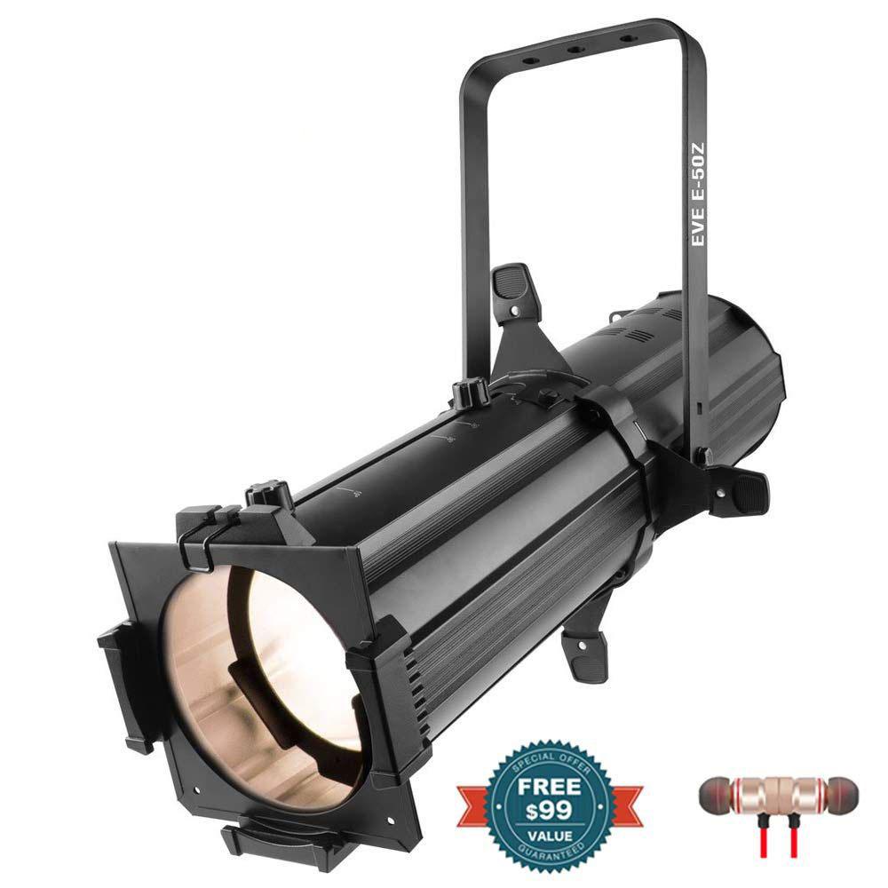 CHAUVET DJ EVE E-50Z LED Spotlight Black with Wireless Earbuds