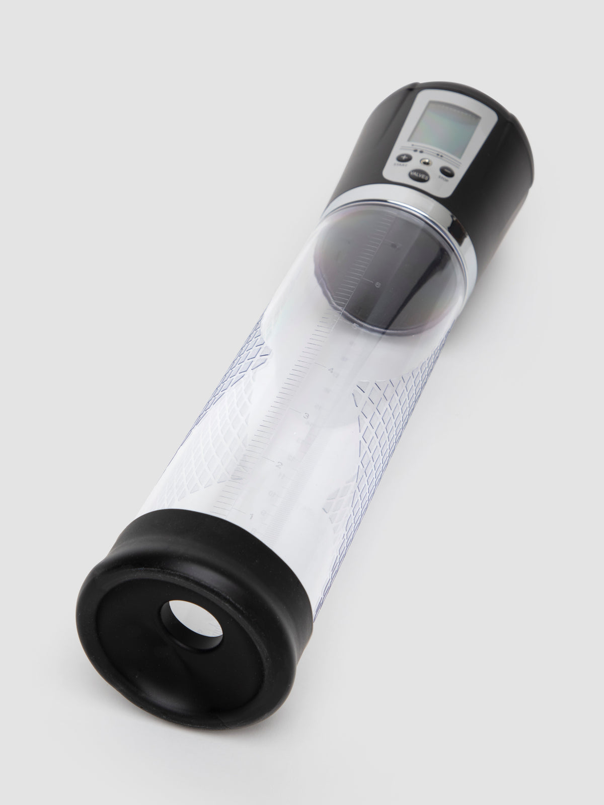 Pumped Premium Rechargeable Automatic LCD Penis Pump, Clear