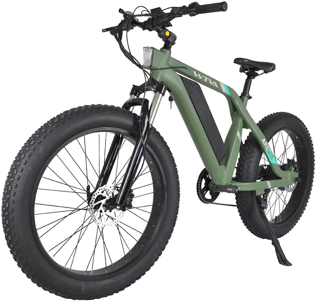 WTVA Adult Electric Bicycle 26“ Fat Tire Bike 750W 48V/13AH Battery EBike Moped Snow Beach Mountain Ebike Throttle &amp; Pedal Assist