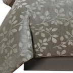 Riverbrook Home 7 Piece Comforter Set, Queen, Silver, Selvy, Polyfill