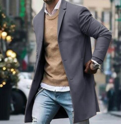Men's Elegant Fashion Trench Coat